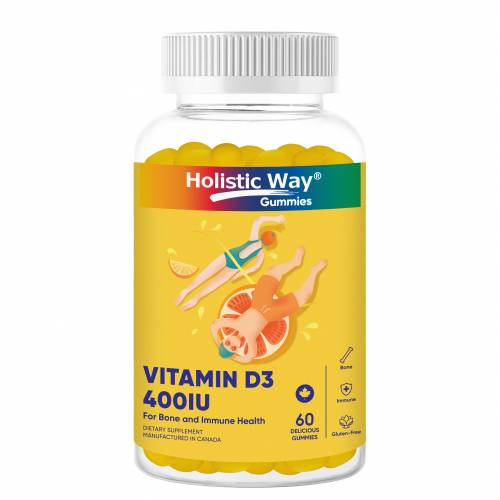 Holistic Way Vitamin D3 400IU Gummy (60 Gummies)