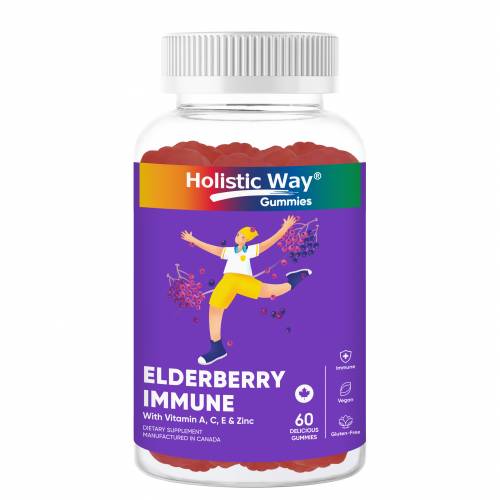 Holistic Way Elderberry Immune Gummy (60 Gummies)