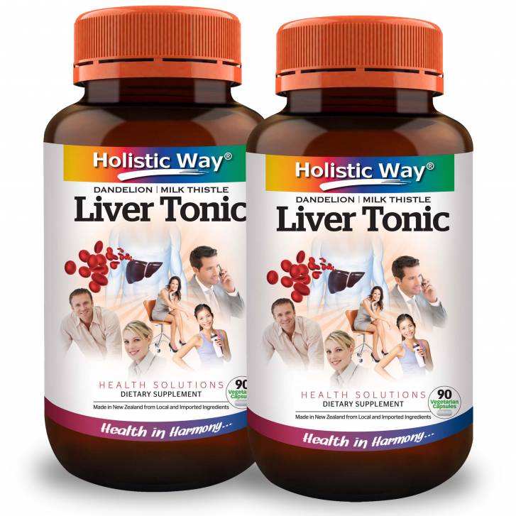 [Buy 1 Free 1] Holistic Way Liver Tonic (90 Vegetarian Capsules)