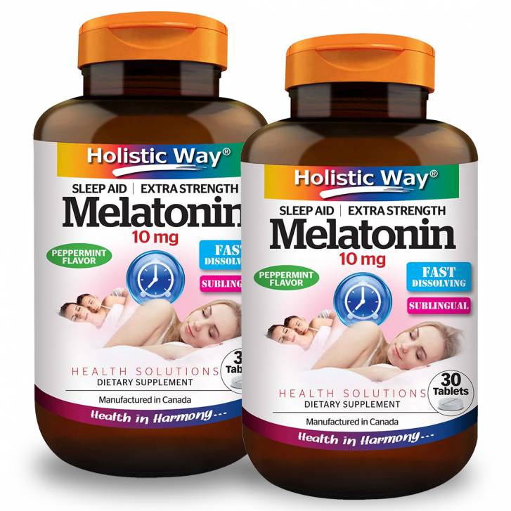 [Buy 1 Free 1] Holistic Way Melatonin 10mg (30 Tablets)