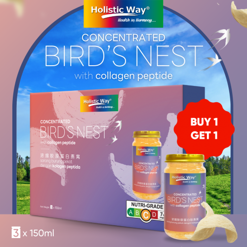 [ BUY 1 GET 1 ] Holistic Way Concentrated Bird's Nest with Collagen Peptide (150ml)