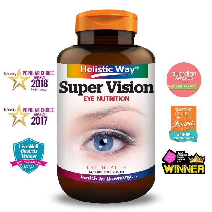 Holistic Way Super Vision — Eye Nutrition (90 Capsules)