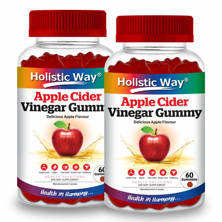 [Buy 1 Free 1] Holistic Way Apple Cider Vinegar Gummy (60 Gummies)